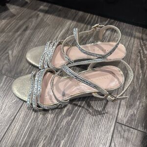 Kelly & Katie Gold Heels